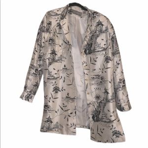 Liz Claiborne 100% silk blazer/ Kimono